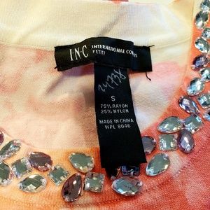 INC International Concepts Tops - INC top small petite vintage colorful INC International Concepts Tops - INC top small petite vintage colorful
